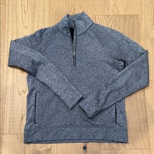lululemon athletica Blue Half-Zip Sweatshirt
